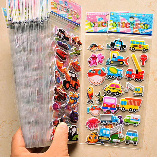 Clipbook Stickers DIY Diary Decorative Gifts for Kids Boys Girls
