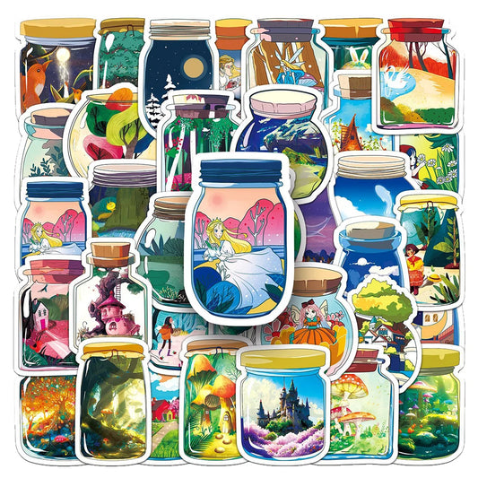 Cartoon Stickers Pack for Phone Laptop Luggage Skateboard Kids Gift