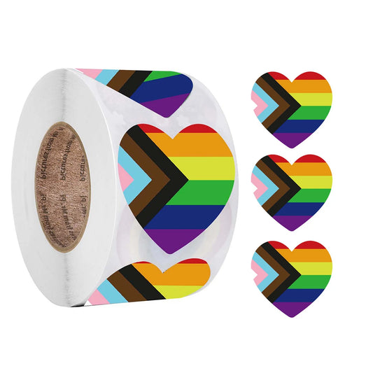 Heart Stickers: 100-500Pcs Wedding & Gift Labels