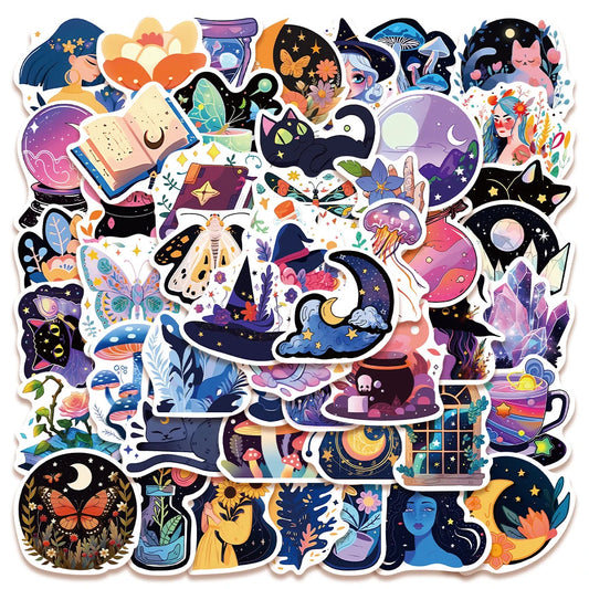 Kawaii Cartoon Aesthetic Stickers for Kids DIY Laptop Water Bottle Car Decals