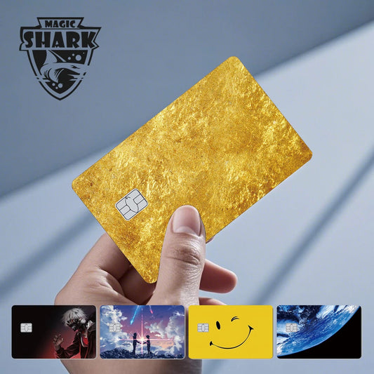 Anime Bear PVC Matte Card Sticker - Gold VIP 2025