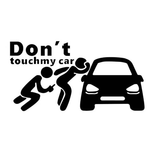 Don't Touch My Car  Decor Sticker Automobile Truck SUV Rear Windscreen Door Side Vinyl Decal Tuning Auto Accessories Car Sticker