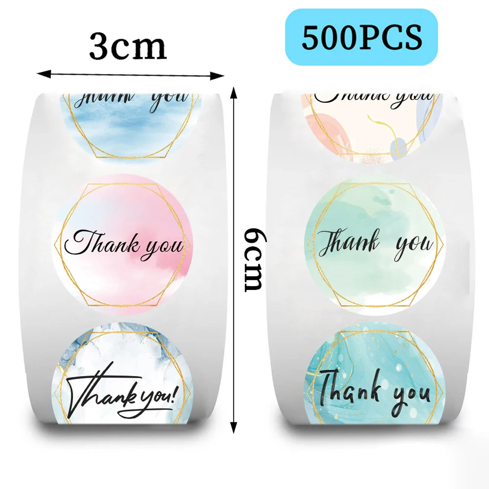 500pcs Thank You Reward Stickers For Kids Teacher Cartoon Incentive Stickers For School Supplies Classroom Teacher Students