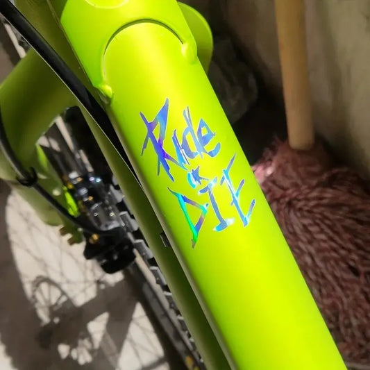 Waterproof Ride Or Die Bicycle Vinyl Sticker Decal