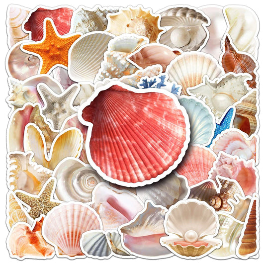 Dream Shell Conch Stickers Aesthetic Decals for Phone Laptop Guitar Kids Toy