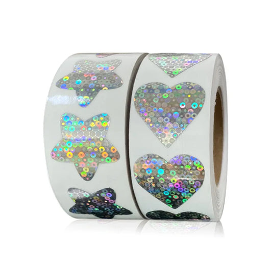 500Pcs 1Inch Heart Sticky Note Labels Wedding Decor Seal Stickers