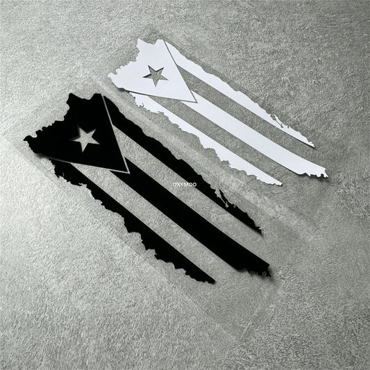 Puerto Rico Flag Car Decal Vinyl Sticker