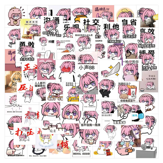 80Pcs Nikke Doro Victory Stickers: Waterproof Decals
