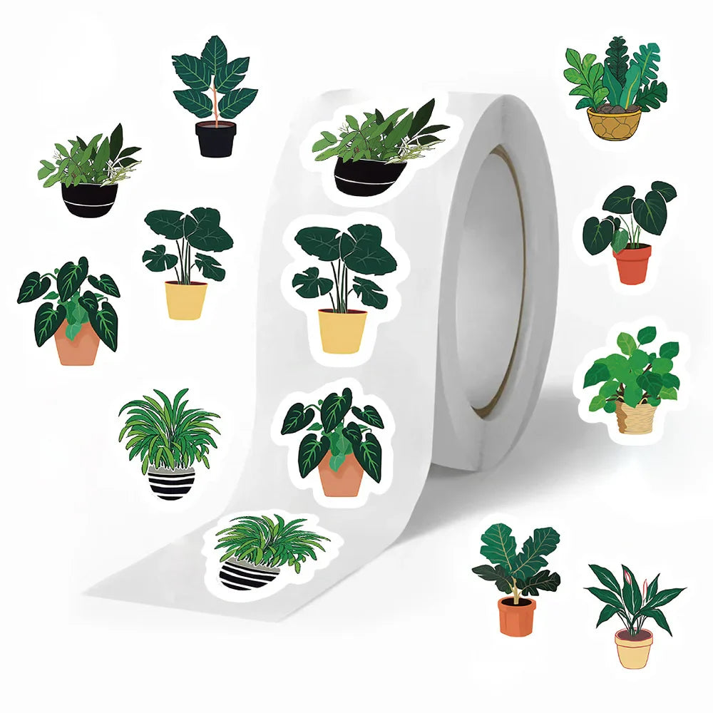 500pcs Cute Green Aesthetic Stickers for Kids, Fridge, Laptop, Phone, Scrapbook, Suitcase, Waterproof