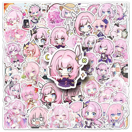 Honkai Impact 3 Elysia Stickers: Laptop, Phone, Car Decals