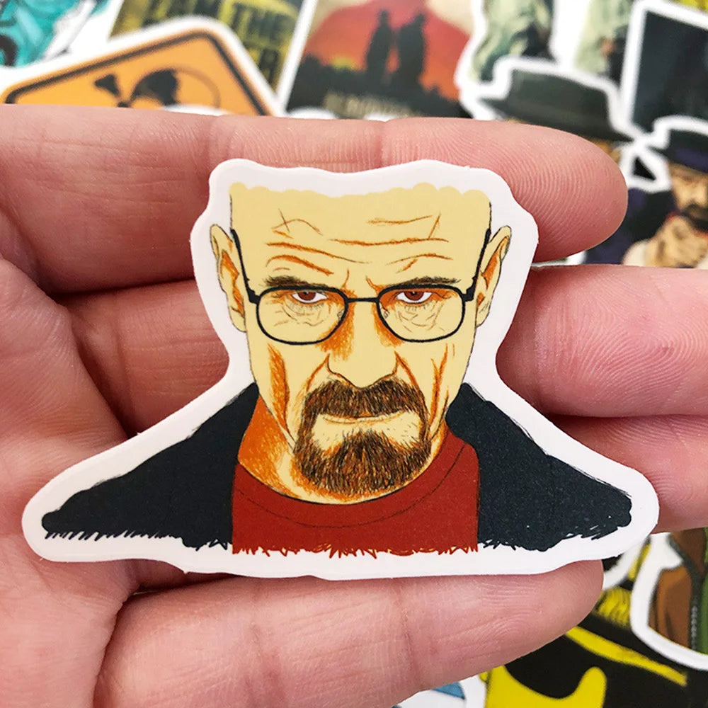 10/30/50pcs Breaking Bad TV Show Sticker Packs