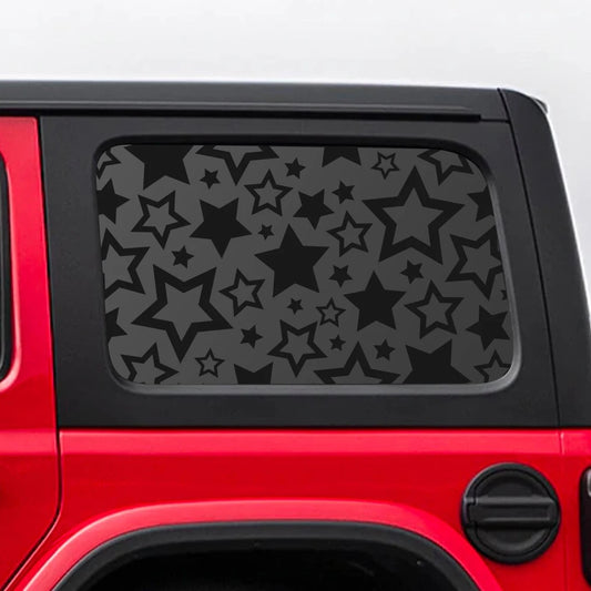 Star Car Window Decal - Waterproof PVC Vinyl Sticker