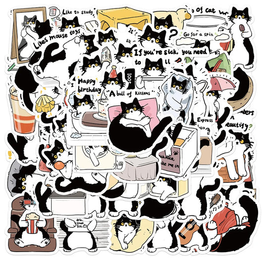 Animal Sticker Pack for Phone, Laptop, Luggage, Skateboard - Fun Gift for Kids