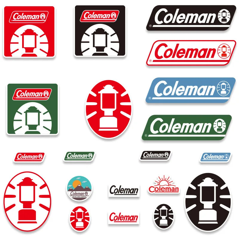 Coleman Vintage Stickers for Notebooks Scrapbooking Craft Supplies