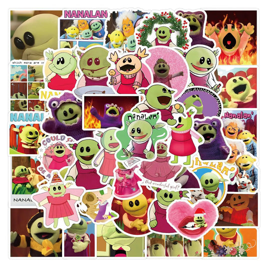 Nanalan Cartoon Stickers: 10/30/55PCS for Kids & Decor
