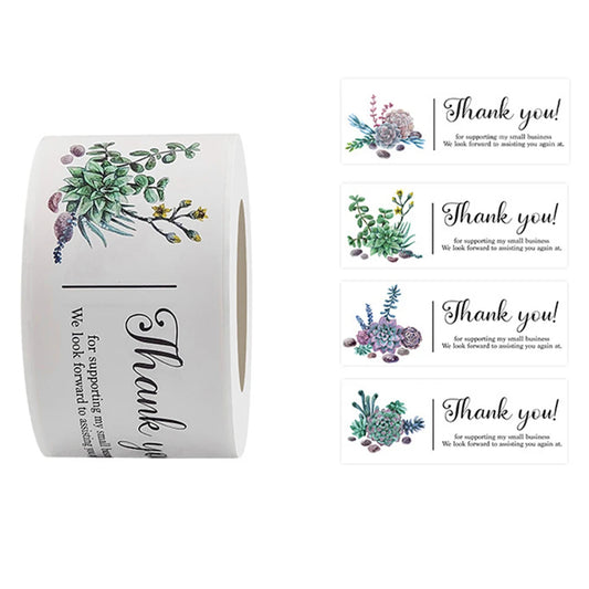 120pcs Thank You Stickers for Small Business Labels