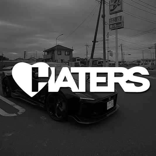 "HATERS" Stickers: Cool Decals for Cars, Laptops, Walls