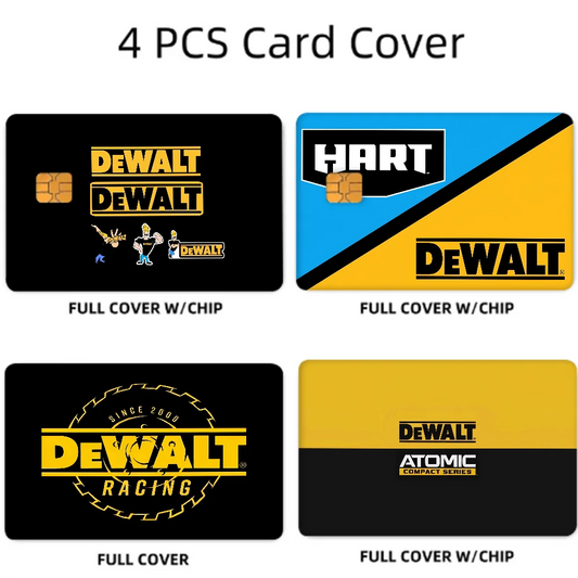 Matte Gold Silver Black Card Skin Sticker for Credit Debit