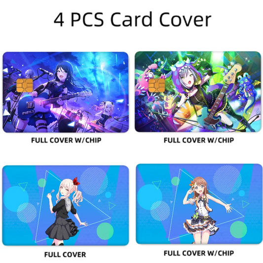 Anime Matte Credit Card Skin Sticker Cover