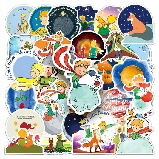 50PCS The Little Prince Stickers for Luggage, Water Bottles, Phones, Laptops, Cars, Scooters, Refrigerators