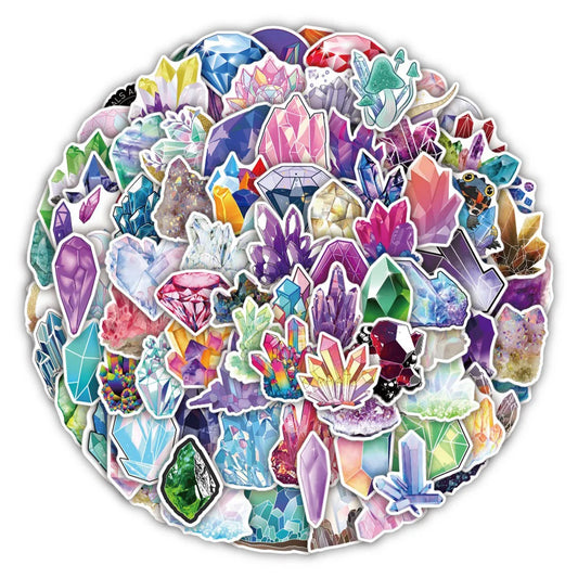 Colorful Cartoon Stickers for Laptop, Luggage, Snowboard - 10/30/50/100PCS