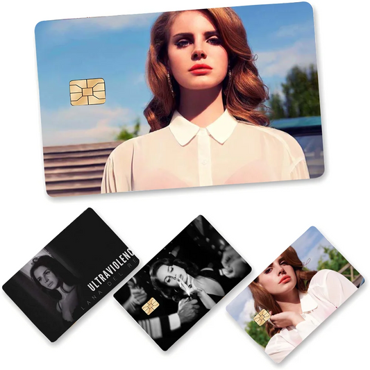 Lana Del Rey Anime Credit Card Skin Sticker Cover