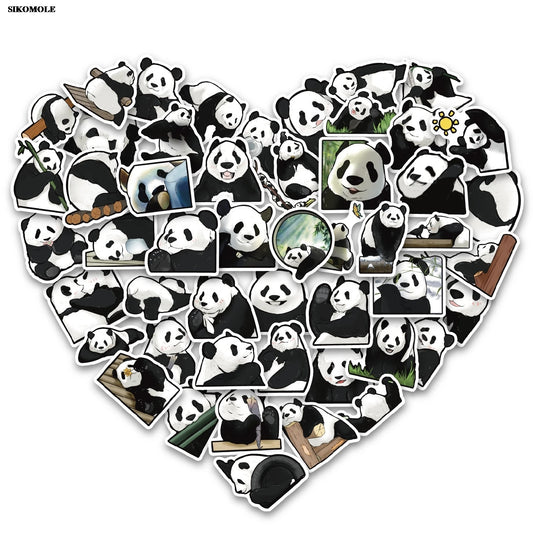 Cartoon Panda Stickers for Kids - DIY Notebook, Bike, Laptop, Skateboard Decals