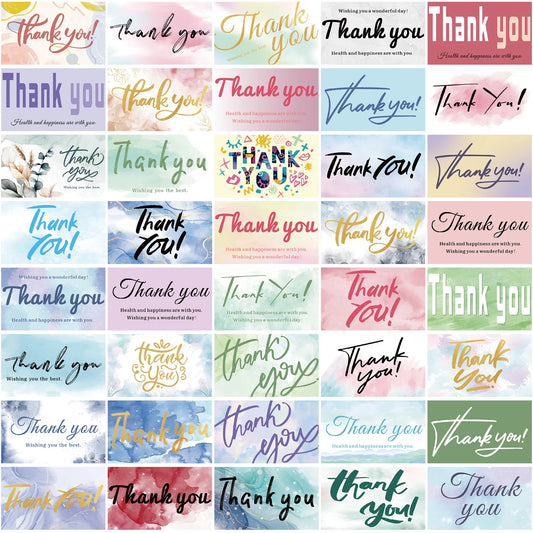 40Pcs Cartoon Thanks Sticker Cute Toy Tag DIY Gift Sealing Label Children Label Thank You Stickers Decoration Supplies