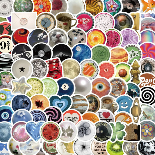 Cool Cartoon Stickers Pack: Graffiti Vintage Decals for Skateboard, Laptop, Phone, Bicycle, Car, DIY