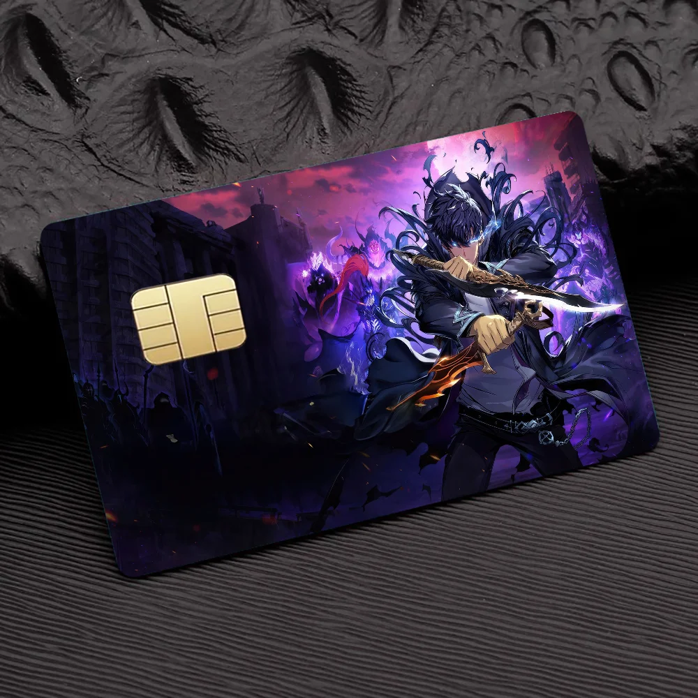 Solo Leveling Anime Card Skin Cover Sticker