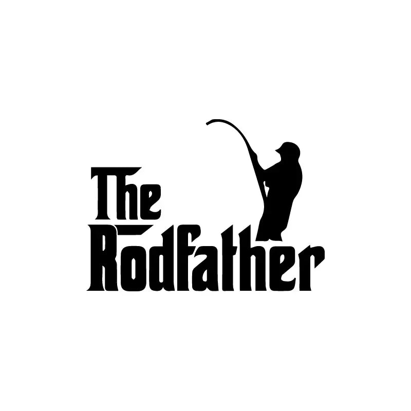 Rodfather Fishing Vinyl Stickers for Cars & Bikes