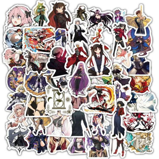 60pcs Fate/Grand Order Stickers for Laptop, Phone, Car, Cup, Suitcase, Stationery, Refrigerator