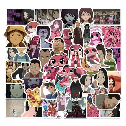 Paranoia Agent Anime Sticker Pack - Suitcase, Water Cup, Phone, Laptop, Scooter, Fridge Decor
