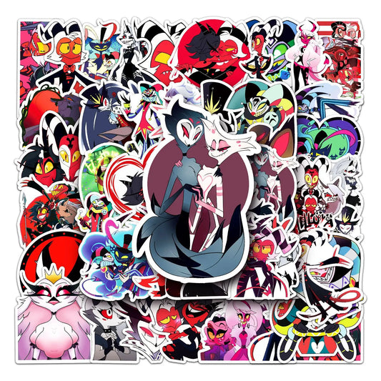 Helluva Boss Anime Stickers Pack - Laptop, Luggage, Motorcycle, Phone Decals