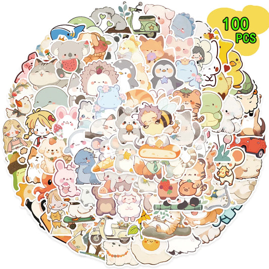 Animal Graffiti Stickers for Suitcase Skateboard Laptop Luggage Phone Car Decal