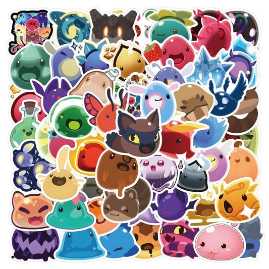Slime Rancher Stickers 60pcs for Luggage, Water Bottle, Phone, Laptop, Scooter, Fridge