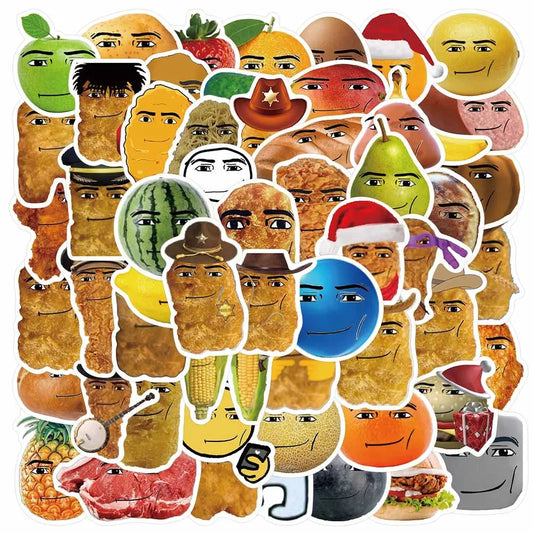 58Pcs Funny Meme Stickers for Laptop & Phone