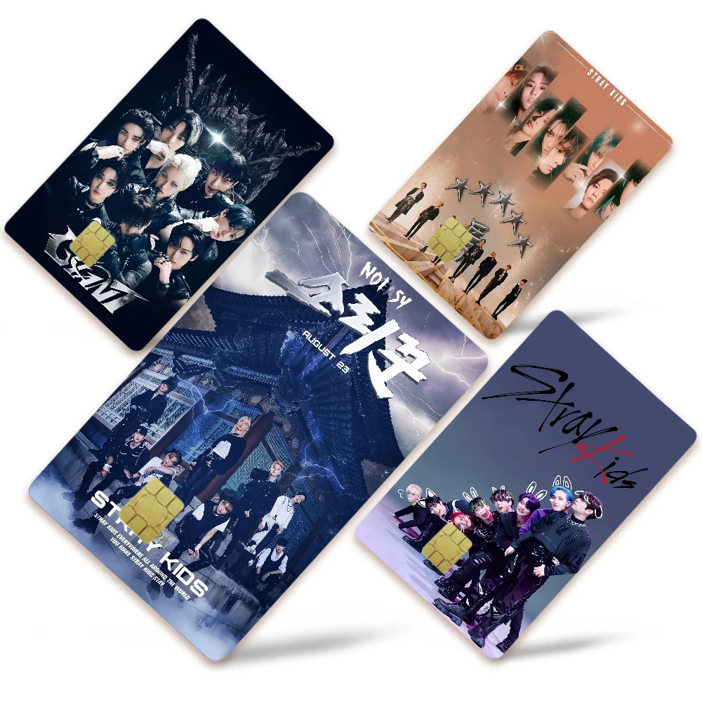 Stray Kids Kpop Bear Sticker for Credit Card Front