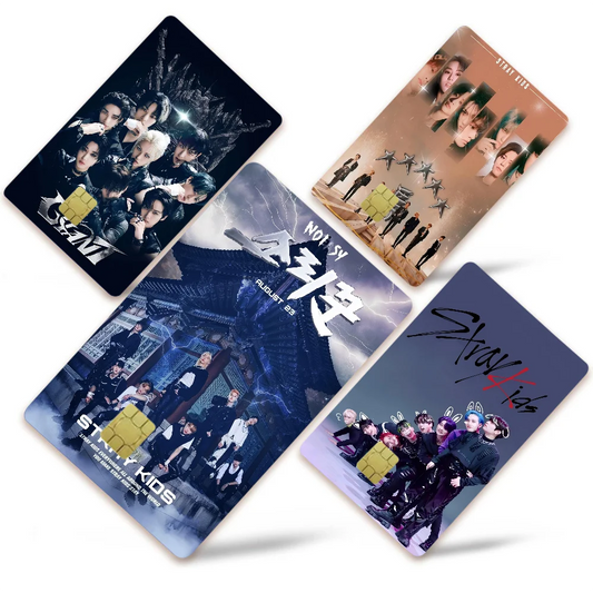 Stray Kids Kpop Bear Sticker for Credit Card Front