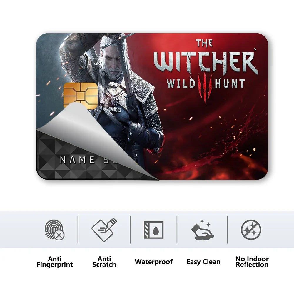 Witcher Credit Card Skin Sticker for VISA & Metro Cards