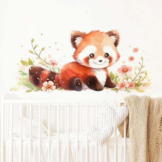 Raccoon Wall Stickers for Kids Room Nursery Decor