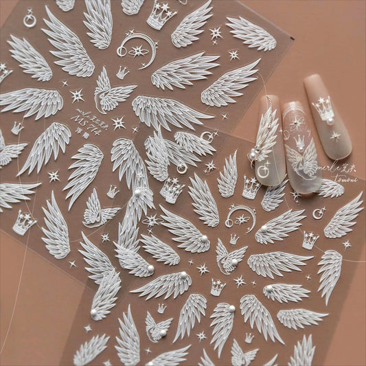 3D Pearl Rhinestone Nail Art Stickers Wholesale