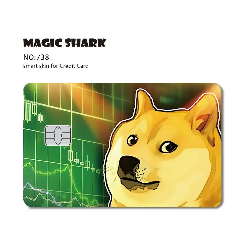 Mcloving Meme Anime Dragon Card Sticker Skin