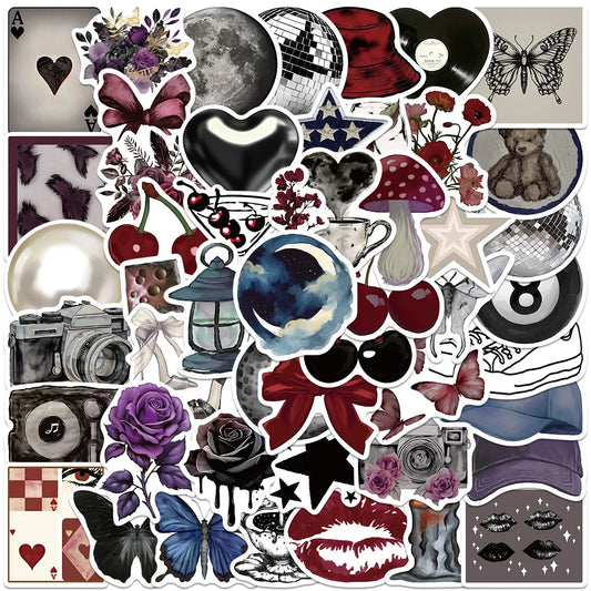 50Pcs Y2K Girls Stickers Waterproof Decals