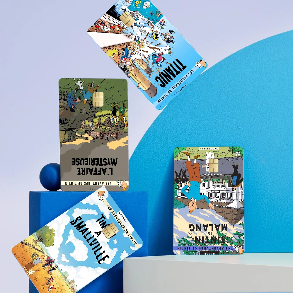 Tintin Anime Card Skin Cover for Debit/Credit Cards