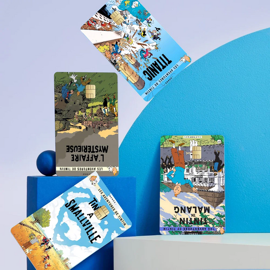 Tintin Anime Card Skin Cover for Debit/Credit Cards