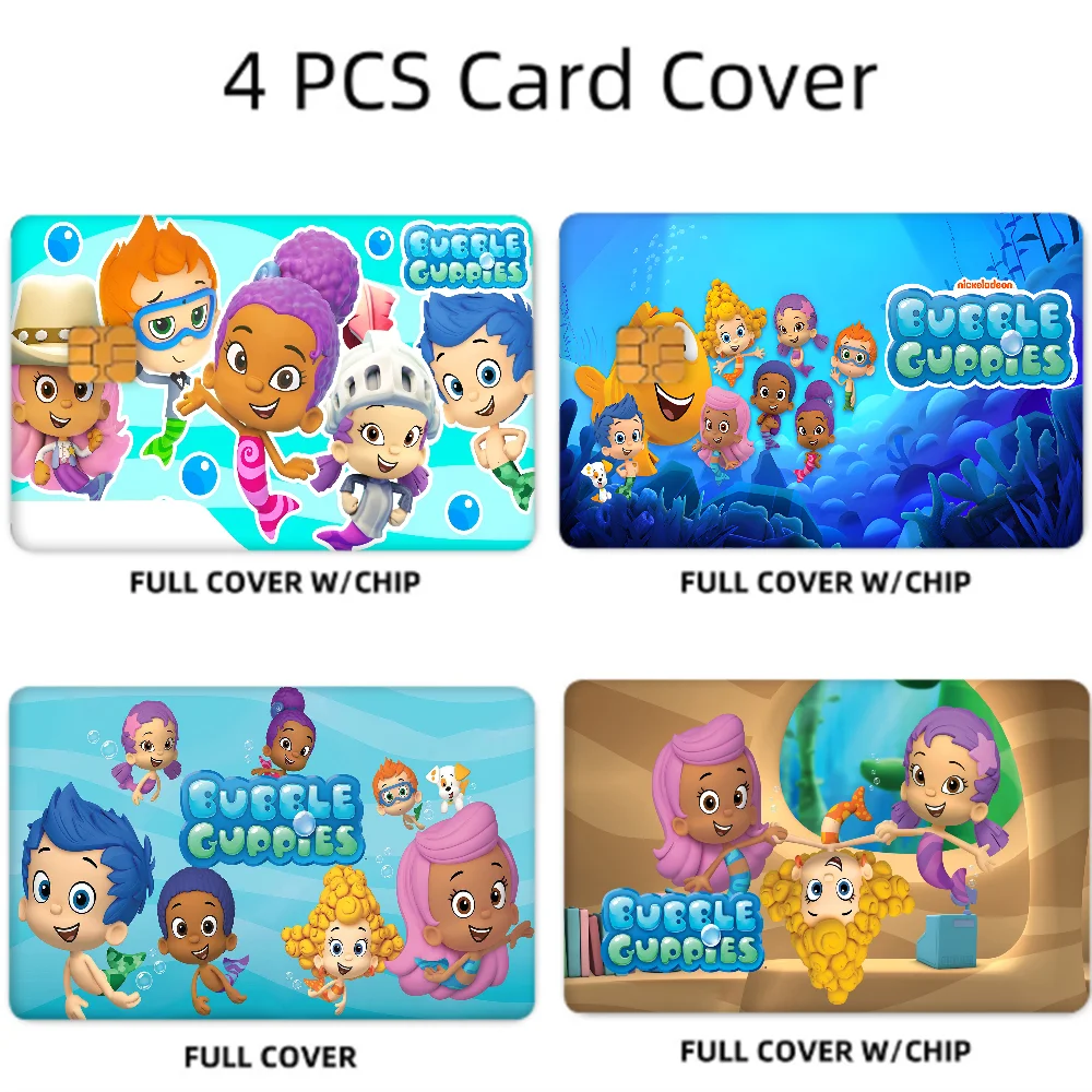 Bubble Guppies Card Sticker Set (4 Pcs)