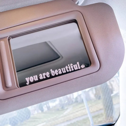 Beautiful Car Mirror Vinyl Decals - Sporty PVC Stickers