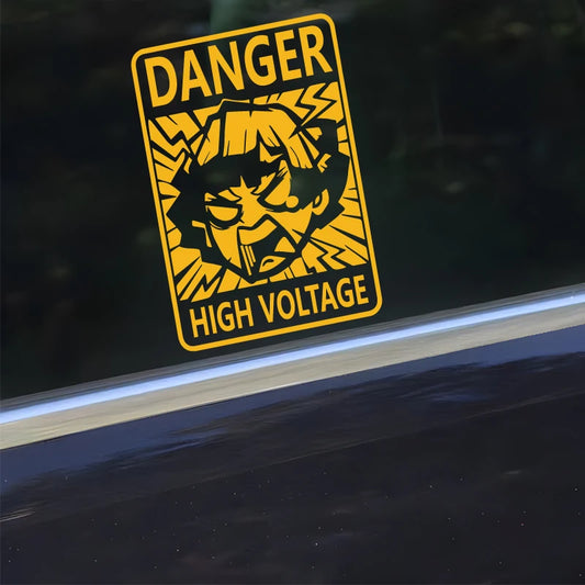 Zenitsu High Voltage Decal for Electric Cars