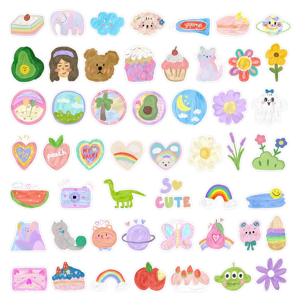 10/30/50PCS Cute Cartoon Toy Stickers For Kids DIY Decoration Gift Phone Laptop Luggage Guitar Helmet Car Notebook Sticker Decal